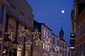 étoiles dans la rue sous la pleine lune - Bonn - © Norbert Pousseur