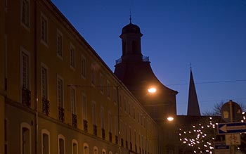 Façade éclairée - Bonn - © Norbert Pousseur