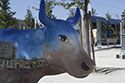 Vache bleue en paysage - Bordeaux - © Norbert Pousseur