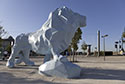 Le lion de Xavier Veilhan - Bordeaux - © Norbert Pousseur