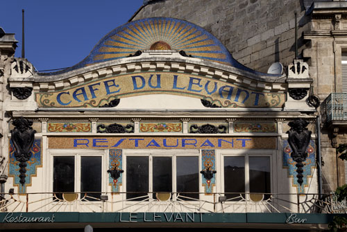 Façade 1900 du café du Levant - Bordeaux - © Norbert Pousseur