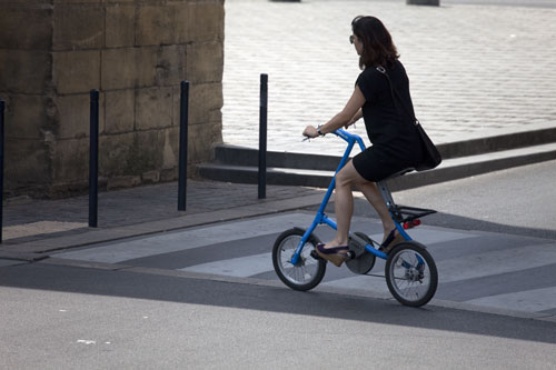 En mini vélo  - Bordeaux - © Norbert Pousseur