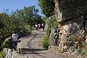 Le chemin vers le plateau de jeux de Chateaudouble - © Norbert Pousseur