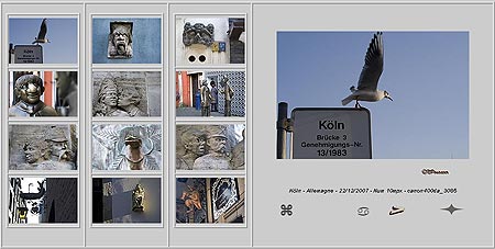 Cologne et quelques sculptures - © Norbert Pousseur