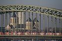 Pont du chemin de fer sur le Rhin - Cologne - Koeln - © Norbert Pousseur
