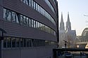 Vue sur la cathédrale depuis le Hyatt Regency - Cologne - Koeln - © Norbert Pousseur
