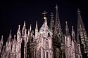 La forêt de clochetons, la nuit - Cologne - Koeln - © Norbert Pousseur