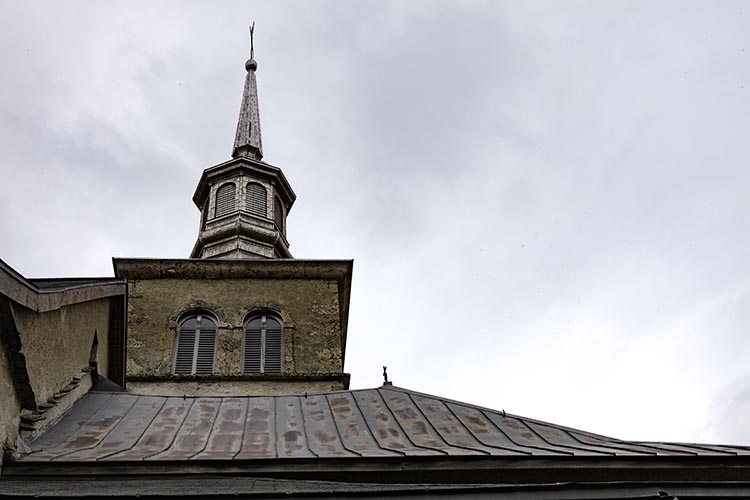 Les Contamines-Montjoie : Le toit de l'église © Norbert Pousseur Les Contamines-Montjoie : Le toit de l'église © Norbert Pousseur
