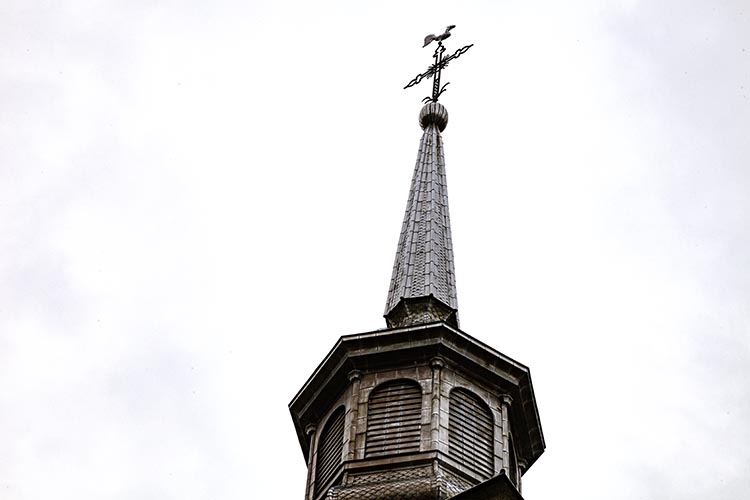 Les Contamines-Montjoie : Le clocher de l'église © Norbert Pousseur Les Contamines-Montjoie : Le clocher de l'église © Norbert Pousseur