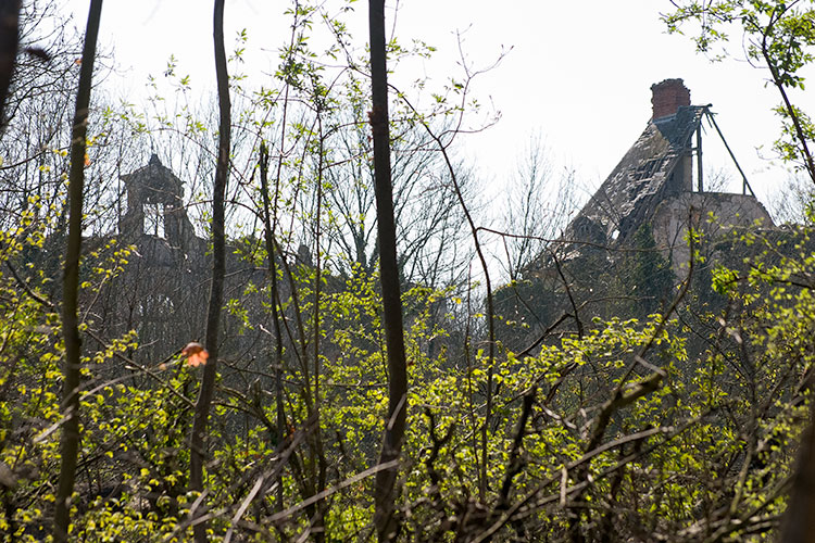 Deux ruinesdu château de Rohan à Coupvray - © Norbert Pousseur