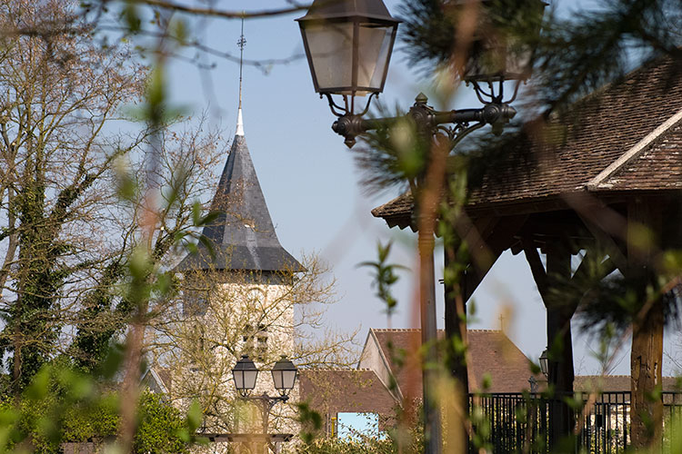Clocher de l'église de Coupvray - © Norbert Pousseur
