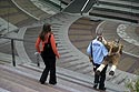 Couple à la girafe - La Défense - © Norbert Pousseur