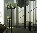 Promenade solitaire - La Défense - © Norbert Pousseur