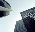 Divers faîtes discourant dans le ciel - La Défense - © Norbert Pousseur