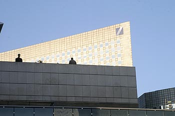 Terrasse du centre commercial - La Défense - © Norbert Pousseur