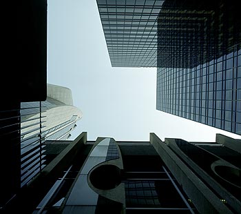 Ciel d'immeubles - La Défense - © Norbert Pousseur