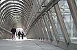 © Norbert Pousseur - Quartier La Défense - Paris - Tunnel de verre de l'esplanade de la Défense