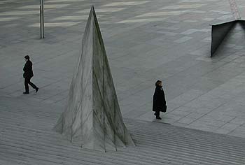 Espace piétons - La Défense - © Norbert Pousseur