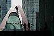 © Norbert Pousseur - Quartier La Défense - Paris - Entrée du tunnel de verre à la Défense