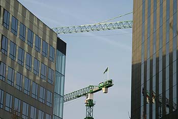 Construction de nouveaux immeubles - La Défense - © Norbert Pousseur