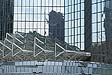 © Norbert Pousseur - Quartier La Défense - Paris - Superstructures de verrières sur l'esplanade de la Défense