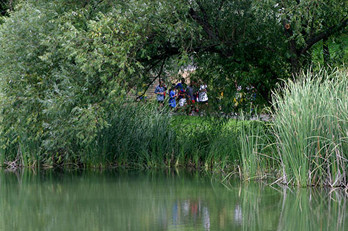 Le plan d'eau de l'Arche Guédon - © Norbert Pousseur