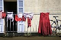 Terrasse et linge sêchant aux Arcs sur Argens - © Norbert Pousseur