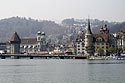 La ville au bord du lac des quatre cantons - Lucerne en Suisse - © Norbert Pousseur