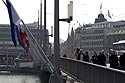 Pont arborant les drapeaux locaux - Lucerne en Suisse - © Norbert Pousseur
