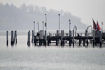 Jetée sur pilotis - Lucerne en Suisse - © Norbert Pousseur