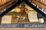 Imagette : Dieu barbu et helvète - Tableau du pont de la Chapelle de Lucerne - © Norbert Pousseur
