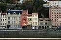 Façades en bord de Saône  - Lyon - © Norbert Pousseur