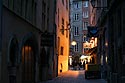 Ruelle éclairée - Lyon- © Norbert Pousseur