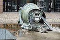 Sculpture de chien d'Ipoustéguy, place Béraudier - Lyon- © Norbert Pousseur