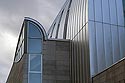Détail architectural de toiture en aluminium - Lyon- © Norbert Pousseur