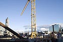 Immeubles en construction aux alentours de Gerland - Lyon- © Norbert Pousseur