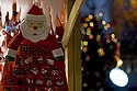 Père Noël dans son habit rouge - Lyon - © Norbert Pousseur