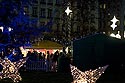 Les baraques du marché de Noël - Lyon - © Norbert Pousseur