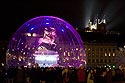 Statue Louis XIV dans sa bulle  - Lyon - © Norbert Pousseur