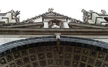 Façade iconographique d'église - Lyon- © Norbert Pousseur