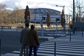 Accès vers le stade de Tola Vologe II - Lyon- © Norbert Pousseur