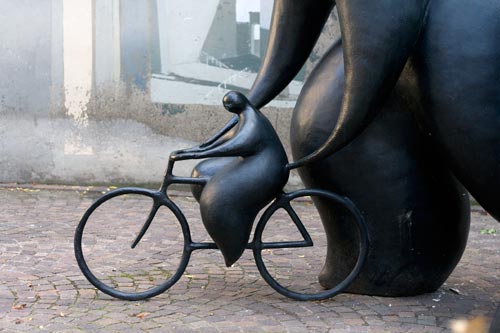 Sans les petites roues de Jean Louis Toutain - Mulhouse - © Norbert Pousseur