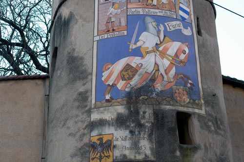 Ancienne fresque du Bollwerk - Mulhouse - © Norbert Pousseur