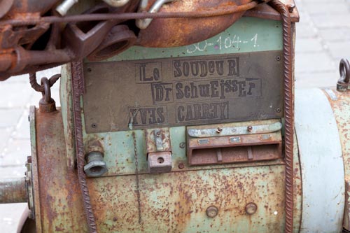 Signature d'Yves Carrey pour son Soudeur - Mulhouse - © Norbert Pousseur