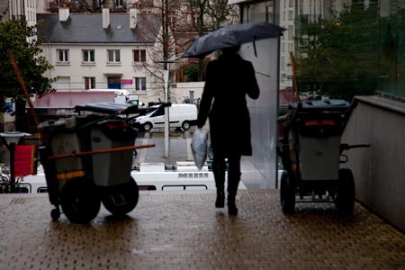 Pluie bretonne - Nantes - © Norbert Pousseur