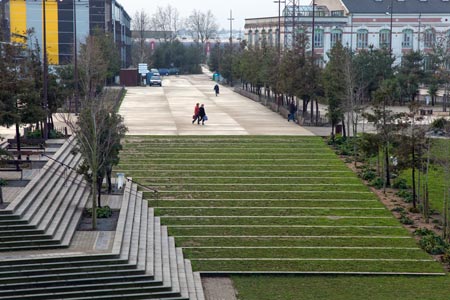 Grande esplanade - Nantes - © Norbert Pousseur