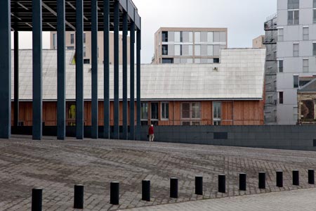 Les colonnes du Palais de justice - Nantes - © Norbert Pousseur