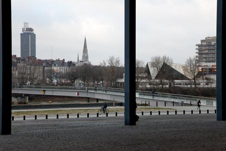 La ville vue de l'île - Nantes - © Norbert Pousseur