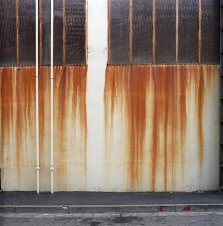 écoulement de rouille - Nantes - © Norbert Pousseur