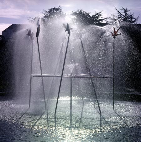 Le rideau d'eau - Nantes - © Norbert Pousseur